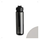 Garrafa Água 1 Litro Academia Tampa Trava Segurança Suco Preto