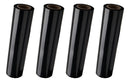 Kit 4 Bobina/rolo Filme Stretch 50cm X 25 Micras Preto 3kg TEICHAIR