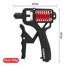 Hand Grip Rubber Fit Fortalecedor Flexor de Punho Mãos Antebraço 165kg Preto