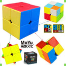 Cubo Mágico 2x2x2 Mo Yu Profissional Interativo 8861 Estrutura Colorida