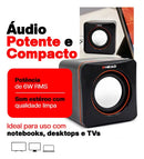 Caixa Caixinha De Som Para Computador Notebook Pc 6w Usb P2 Rhead