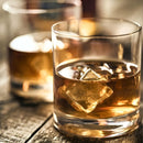 Jogo Copos Whisky Conjunto Kit 6 Peças Copo De Vidro 330ml Redondo Baixo Drinks E Bebidas Bar Uísque Velas