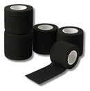Kit Com 5 Unidades Atadura Elástica Bandagem Adesiva Hoppner Cor Preto