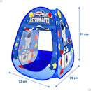 Barraca Toca Cabana Astronauta Menino Infantil Cor Azul DM Toys