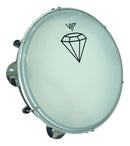 Pandeiro Profissional 10 Pele Leitosa Diamante Corpo Abs Cor Branco