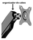 Suporte De Mesa Duplo Com Pistão A Gás 14 À 32'' Sim-2500 Cor Preto