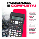 Calculadora Científica De 12 Dígitos 240 Funções Logaritmo Estudante Faculdade Engenharia Com Capa Protetora