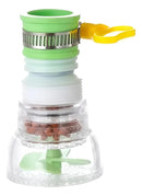 Bico Torneira Arejador Giratório 360° Prolongador Flexivel Azul-celeste Silicone + Plástico