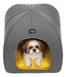 Toca 2x1 Amarelo Avuk Pet Cama Cachorro Gato Casa Cabana