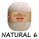 Linha Cordão Barbante Barroco Natural Círculo Nº6 - 700g Cor 6 Fios