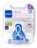 Kit 2 Bicos X para Mamadeiras 6m+ Fluxo Super Rápido – MAM
