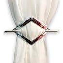 Prendedor Presilha De Cortina Cromado - 2 Unidades