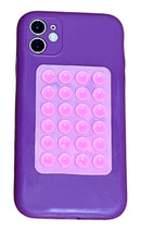 Suporte Silicone Com Ventosa Para Celular Para Superfície Cor Rosa Liso