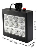 Strobo Rítmico 12 Leds Rgb 15w Dj Iluminação Festa Balada