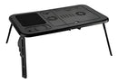 Tomate MTN888 Mesa Articulada Dobravel P/ Notebook Com Cooler Sofa Cama Negro