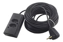 Extensão Elétrica 5 Metros 10a/20a Cabo Pp 2x1,0 Reforçada Click Cabos