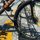 Trava Segurança Cadeado Para Bicicleta Com Suporte Chave