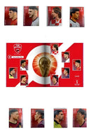 Copa 2022 - Kit Completo 8 Figurinhas Coca Cola Rápido Personagem Figurinhas Coca Cola Copa 2022