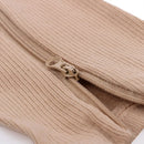 Meia De Compressão 3/4 Com Ziper 20-30 Mmhg Pon Preto G 38-41