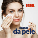 Discos De Algodão Farol Dupla Face Limpeza Facial Remove Maquiagem 70