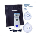 Inalador Nebulizador De Rede Bateria Recarregavel Sem Fio Md4600 Medicate Cor Azul Claro
