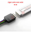 Fita Led 5050 Rgb Controle Remoto 2m 5v Usb Para Tv Pc Carro Cor da luz RGB 2M