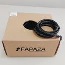 Fapaza Organizador De Cabos Espiral 1/2 polegada com 50 metros cor preto