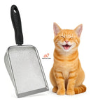 Pá Higiênica Para Gatos Em Aço Inox Com Malha De 2,8 Mm Ideal Para Areia Granulada Namave