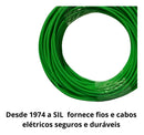 Fio 2,5mm Sil Cabo Flexível Com 50m Metros Cores Diversas Cor da cobertura Verde