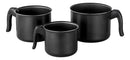 Kit Canecão Fervedor Leiteira 3 Peças Teflon Antiadere Preto