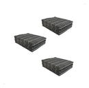 Kit 5 Pano De Cozinha Prato Copa Atoalhado Teka Chef Cinza