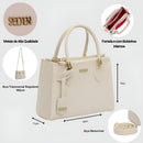 Bolsas Femininas Transversal E Pequena Tiracolo Com Carteira Cor Creme