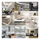 Fita Led Branco Frio 5m Bivolt 6500k 300 Leds Ip65 Com Fonte