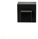 Acabamento De Registro Quadrado Grande - Preto Fosco Preto Fosco