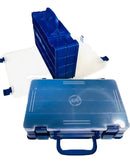 Maleta Caixa Pesca Hi Ed 44 Divisoria Isca Artificial Anzois Cor Azul