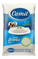 Arroz Camil Branco Tipo 1 - 2kg