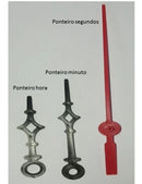 1 Mecanismo Relógio Parede Eixo Curto 21mm Silencioso Maquin