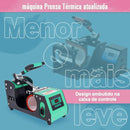 Mecolour Atualizar Prensa Térmica Canecas 11oz Sublimadora Transfer Cilíndrica Cor verde e preto