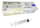 Seringa 5ml Bico Luer Slip Descarpack Caixa Com 100 Un Sem agulha