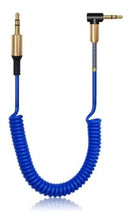 Cabo Auxiliar Espiral P2 + P2 Stereo Audio Mp3 Reforçado