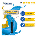 Rolo Lã Baixa Para Parede 15cm C/ Cabo - Topa Tudo - Castor