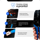 Alicate Crimpar Prensa Conector Terminal Pré-isolado Não-isolado 0,5mm² Até 6mm² T7