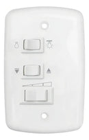 Ventilador de teto Ventex Yris Silencioso, Ventilador de Teto com 3 pás de Madeira MDF preto estrutura preto, 1.015m de diâmetro