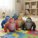 Brinquedo Indestrutível Gorila Macaco Antiestresse Es Preto