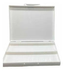 Caixa Porta 100 Lâminas Para Microscopia Em Plástico