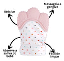 Luva Mordedor Bebê Luvinha Silicone - 1 Und Cor Rosa