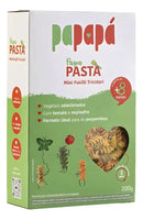 Macarrão Infantil Mini Fusilli Tricolori Papapá 200g