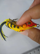 10 Isca Artificial - Frog Sapo Anti Enrosco Sapinho Iscas Rã Cor Variados