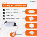 Kit 10 Driver Para Led Reator Fonte Plafon 18w A 24w Bivolt