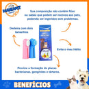 Kit Higiene Bucal Pet 2 Dedeiras + 1 Gel Dental Escova Dente